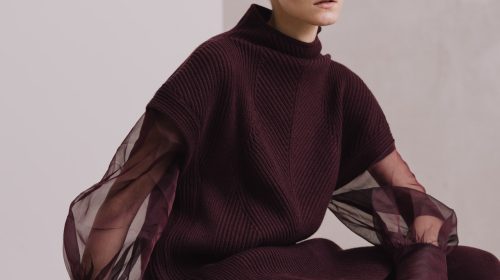 AIDA BARNI COLLEZIONE FALL/WINTER 26-27 IL NUOVO COLORE DI TENDENZA BURGUNDY